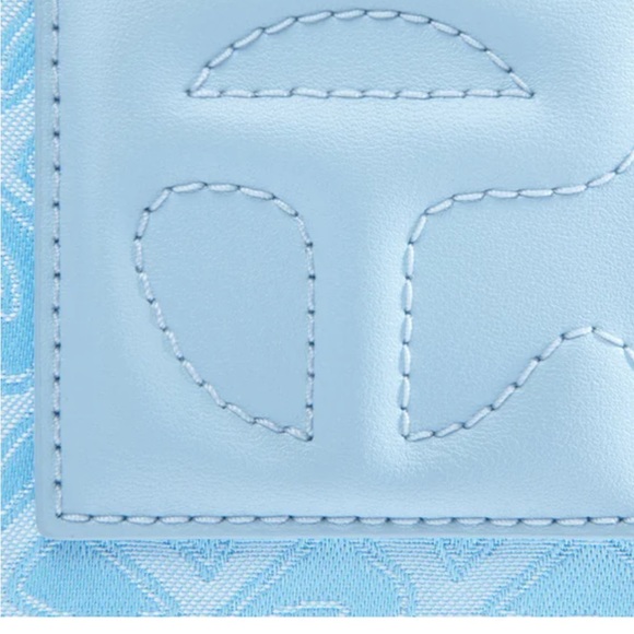 Telfar NWT Monogram Jacquard Small pool blue crossbody/shoulder bag! - Picture 4 of 6